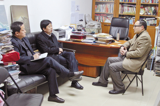 程文浩在接受本报记者采访